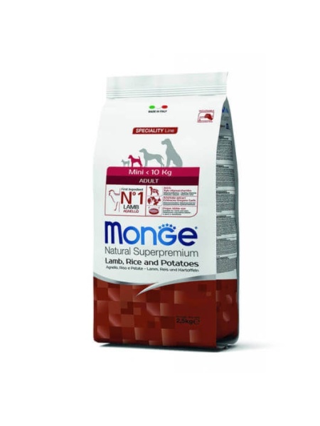 Monge D Sprem Mini Lamb, Rice & Patatoes Adult 2.5kg
