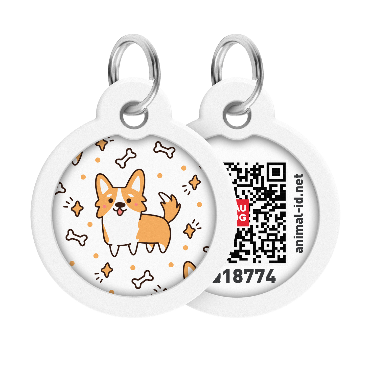 Waudog Medalion ID Corgi
