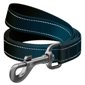 waudog-lesa-nylon-mono-black Lesă nylon WAUDOG Mono negru pentru câini, The Pet House