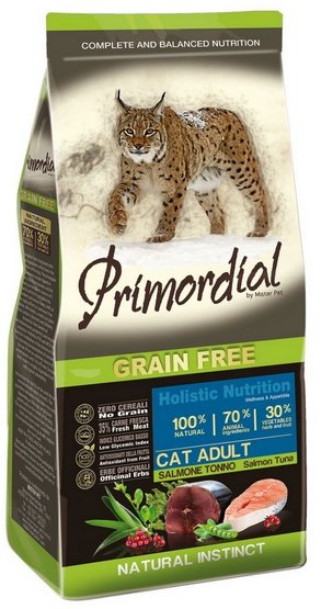 Primordial Grain-Free Pisici Adult Somon & Ton 2kg
