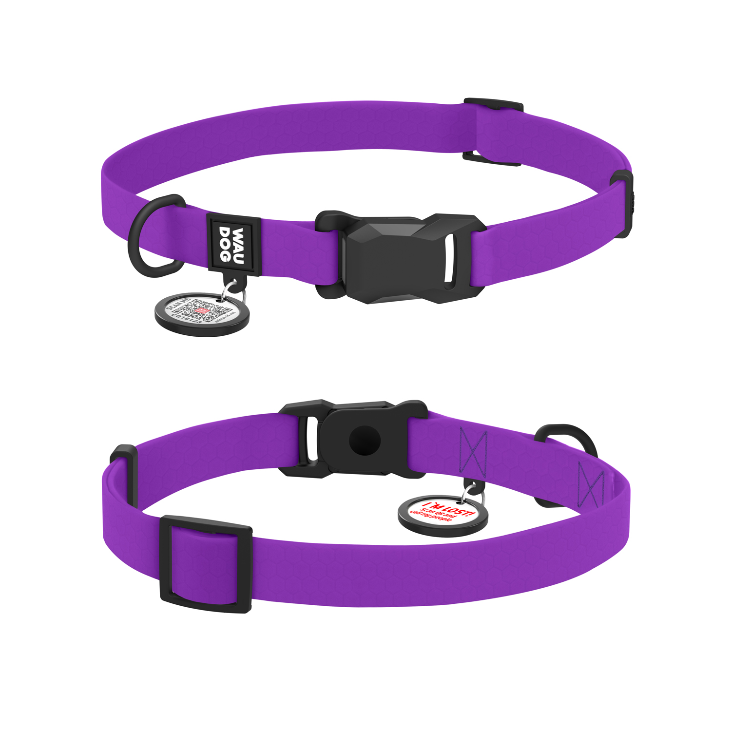 Waudog Zgardă nylon câine colecția Magnet, cu pașaport QR, închidere magnetică - imagine 5