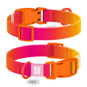 WAUDOG NYLON RECYCLED DOG COLLAR WITH QR-PASSPORT, GRADIENT, PLASTIC FASTEX, S, W 15 ММ, L 25-35 CM, ORANGE-3 https://thepethouse.ro/wp-content/uploads/2026/06/47034_00_01-300x300.jpg