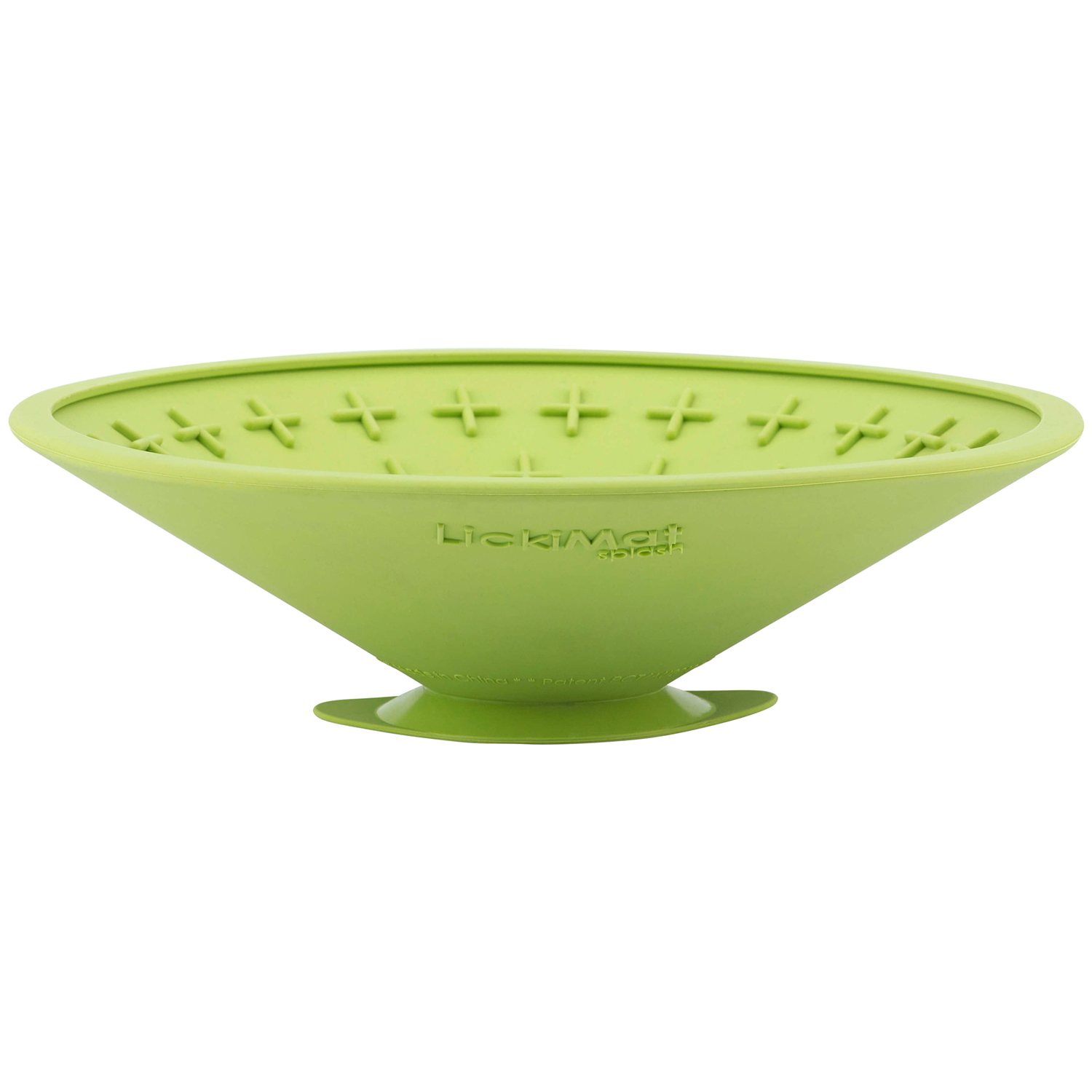 Covoraș de lins LickiMat Splash verde, cu ventuze — The Pet House Brașov