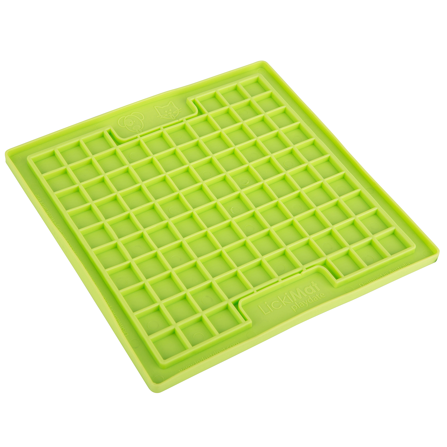 Covoraș de lins LickiMat Playdate Classic verde — The Pet House Brașov