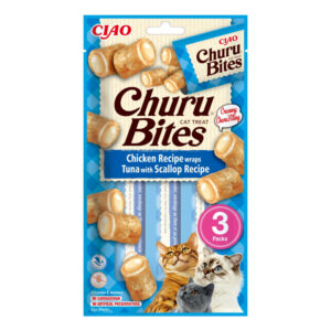 Churu Bites Pisici Pui, Ton & Scoici