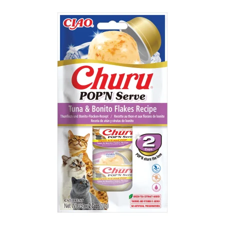 Churu Pop'n Serve Pisici Ton & Fulgi Bonito