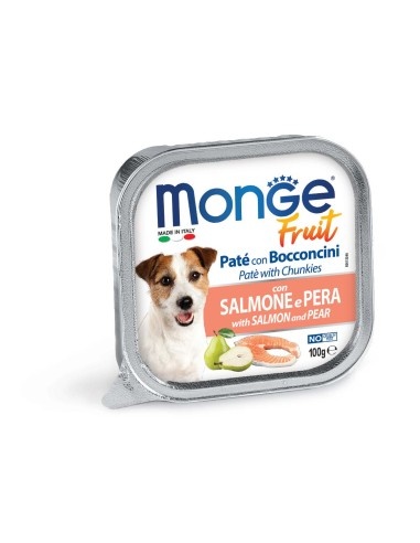 Monge Pateu Fruct Somon cu Pară, 100 g