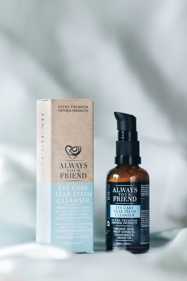 Always Your Friend Eye Care, soluție pentru pete lacrimale, cu ambalajul